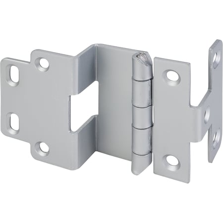 Hardware Resources Institutional 5-Knuckle Non-Mortise Cabinet Hinge - Dull Nickel HR0076